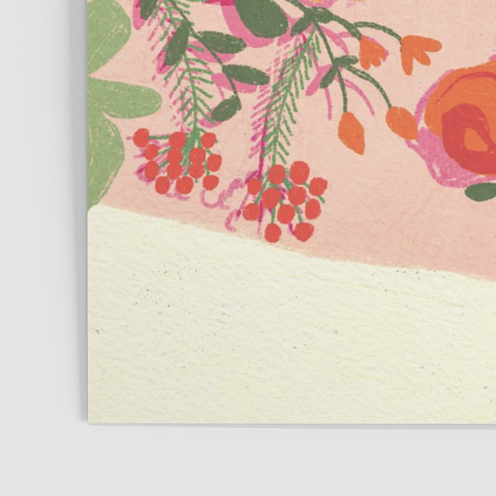 Flowers in violet room Poster Gallery Image 3