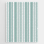 Classic Stripes XXXVII - Sage Green Jigsaw Puzzle Gallery Image 1