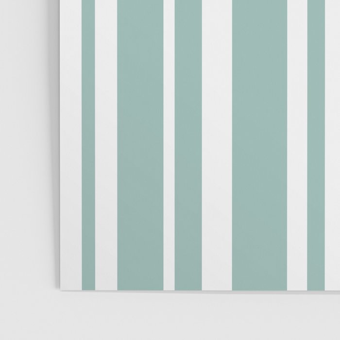 Classic Stripes XXXVII - Sage Green Poster Gallery Image 3