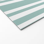 Classic Stripes XXXVII - Sage Green Welcome Mat Gallery Image 2