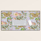 Butterfly Purple Garden Desk Mat Gallery Image 1