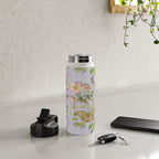 Butterfly Purple Garden Water Bottle Gallery Image 4