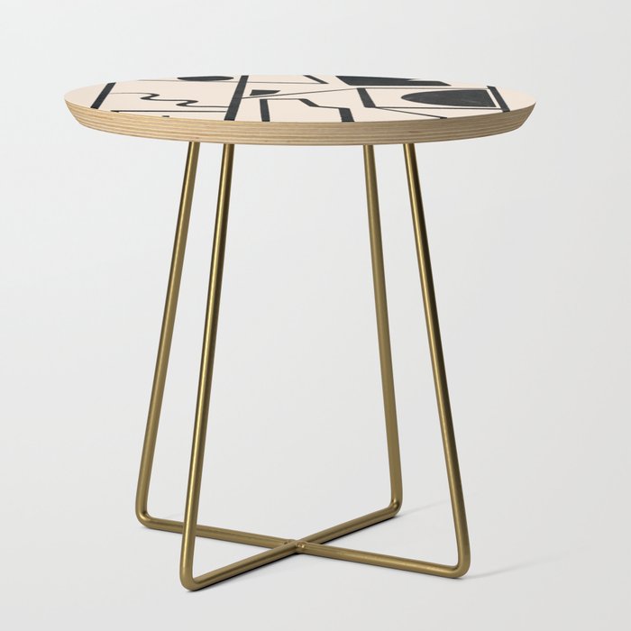 Modern Abstract Minimal Shapes 40 Side Table Gallery Image 1