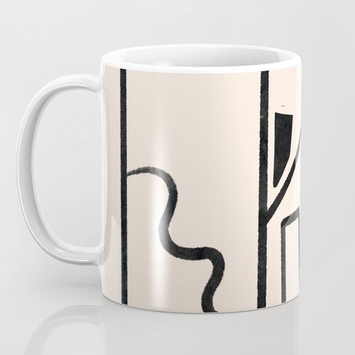 Modern Abstract Minimal Shapes 40 Coffee Mug Gallery Image 3