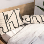 Modern Abstract Minimal Shapes 40 Pillow Sham Gallery Image 2