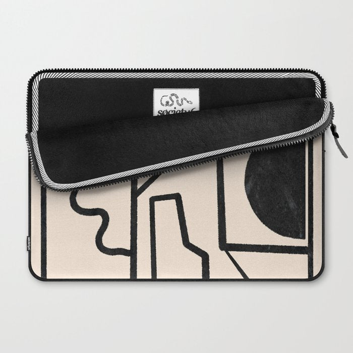 Modern Abstract Minimal Shapes 40 Laptop Sleeve Gallery Image 2