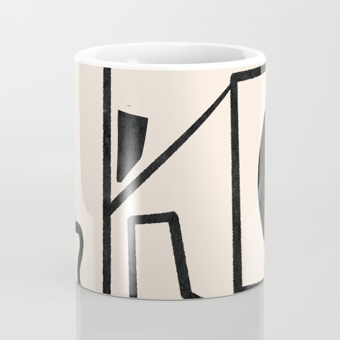 Modern Abstract Minimal Shapes 40 Coffee Mug Gallery Image 4