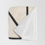 Modern Abstract Minimal Shapes 40 Throw Blanket Gallery Image 3