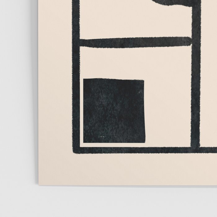 Modern Abstract Minimal Shapes 40 Poster Gallery Image 3