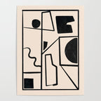Modern Abstract Minimal Shapes 40 Poster Gallery Image 4