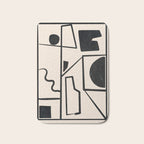 Modern Abstract Minimal Shapes 40 Bath Mat Gallery Image 1