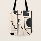 Modern Abstract Minimal Shapes 40 Tote Bag Gallery Image 1