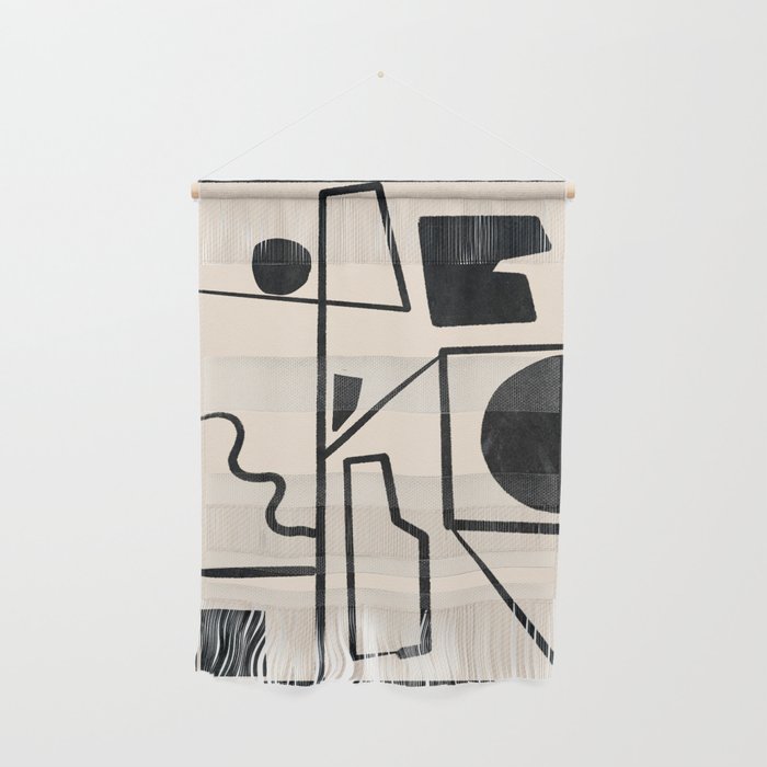 Modern Abstract Minimal Shapes 40 Wall Hanging Gallery Image 1