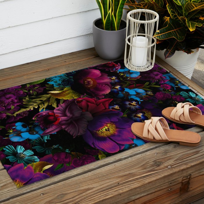 Vintage & Shabby Chic - Night Affaire I Outdoor Rug Gallery Image 2