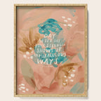 "Day After Day Your Strength Shows Up In Miraculous Ways." Serving Tray Gallery Image 1