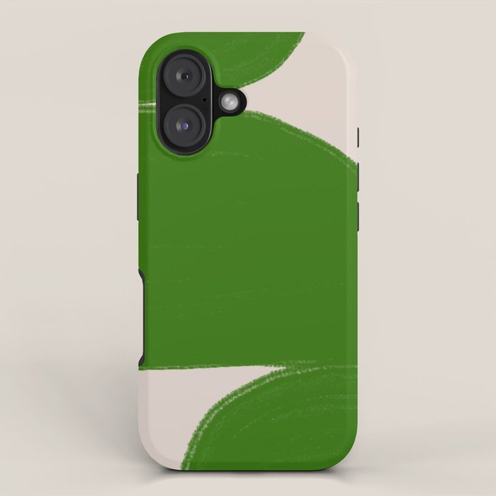 Greeny Shapes  iPhone Case Gallery Image 1