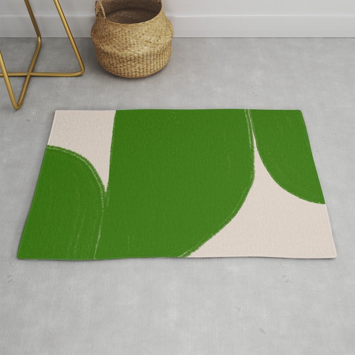 Greeny Shapes  Rug Gallery Image 1