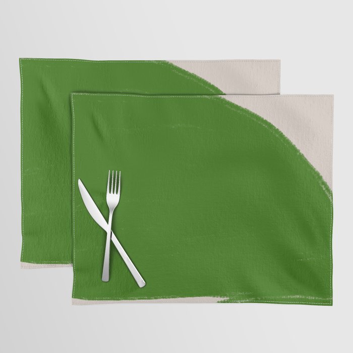 Greeny Shapes  Placemat Gallery Image 1
