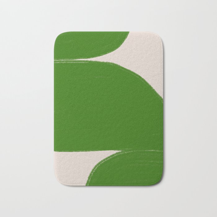 Greeny Shapes  Bath Mat Gallery Image 1