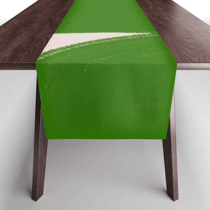 Greeny Shapes  Table Runner Gallery Image 1