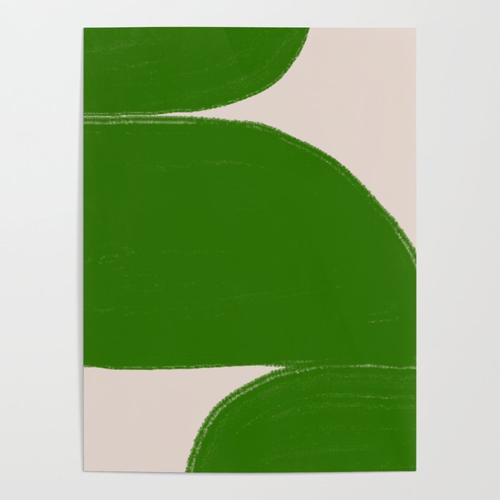 Greeny Shapes  Poster Gallery Image 4