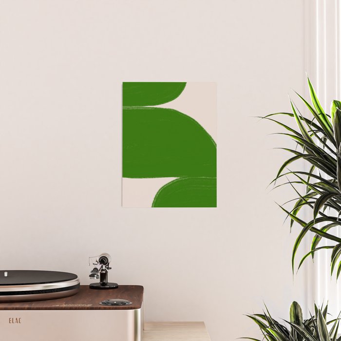 Greeny Shapes  Poster Gallery Image 2