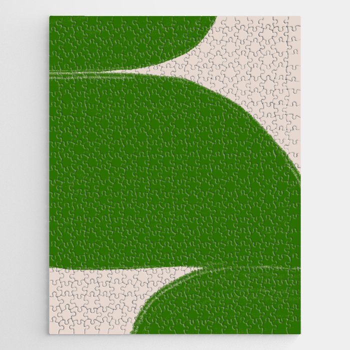 Greeny Shapes  Jigsaw Puzzle Gallery Image 1