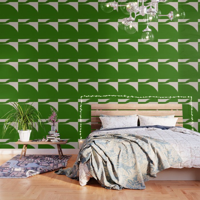 Greeny Shapes  Wallpaper Gallery Image 1