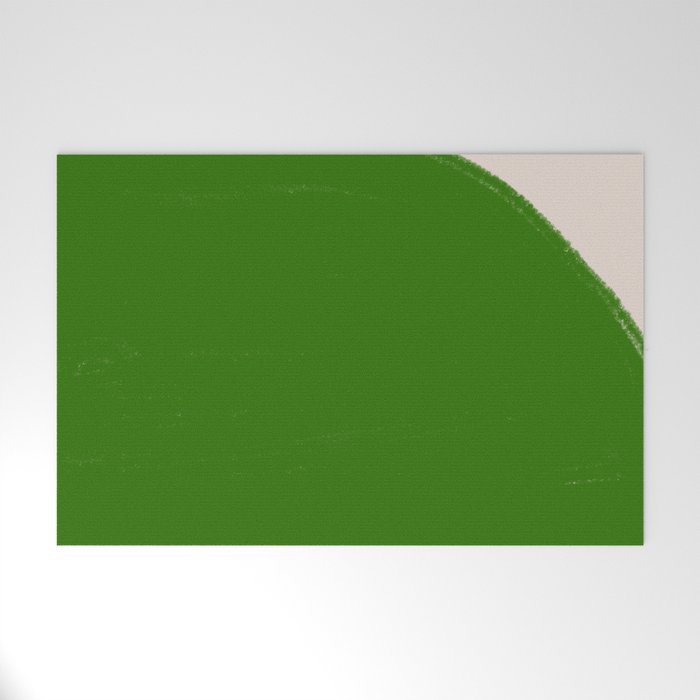 Greeny Shapes  Welcome Mat Gallery Image 1