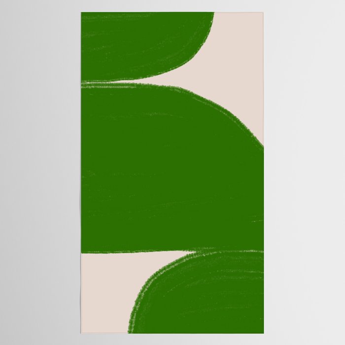 Greeny Shapes  Tablecloth Gallery Image 2