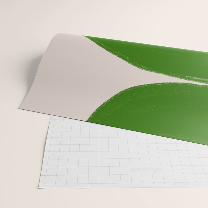 Greeny Shapes  Wrapping Paper Gallery Image 2