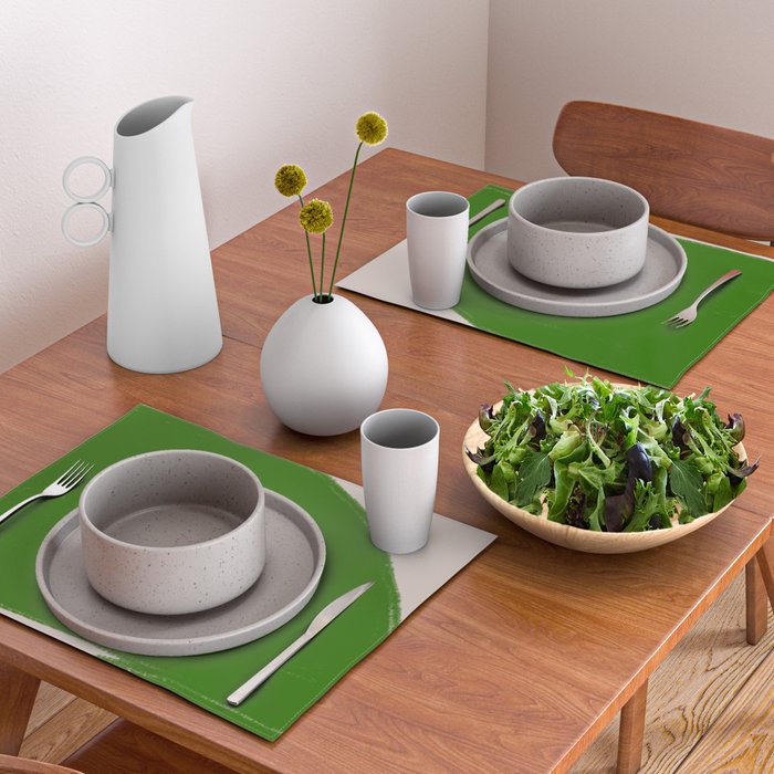Greeny Shapes  Placemat Gallery Image 2