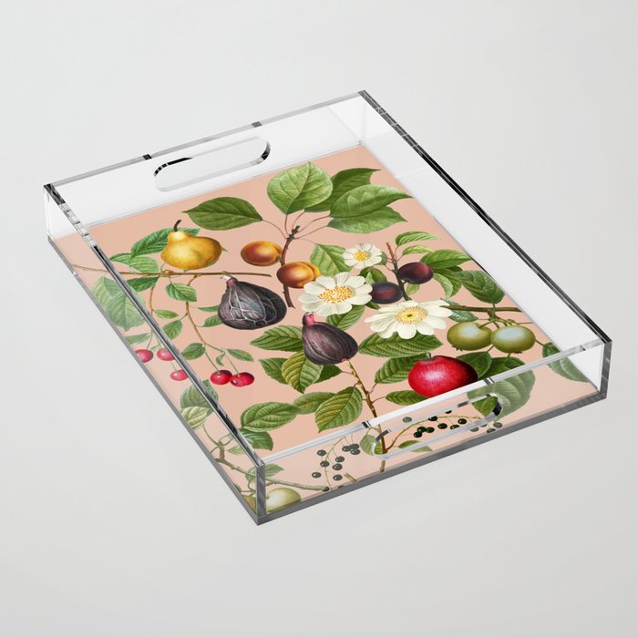 Peach Blossom  Acrylic Tray Gallery Image 1