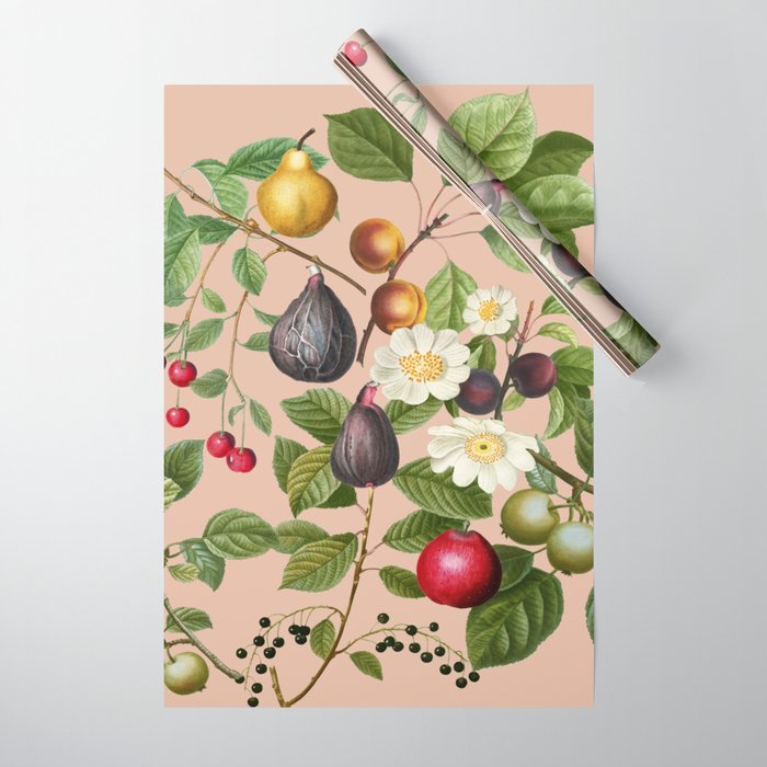 Peach Blossom  Wrapping Paper Gallery Image 1