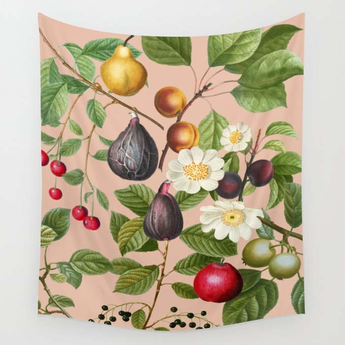 Peach Blossom  Wall Tapestry Gallery Image 1