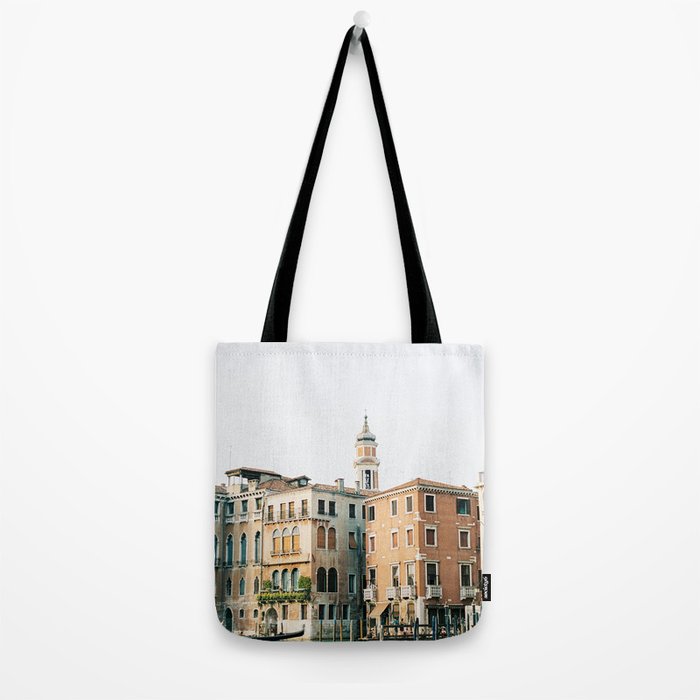 Travel photography | Architecture of Venice | Pastel colored buildings and the canals | Italy Tote Bag Gallery Image 2