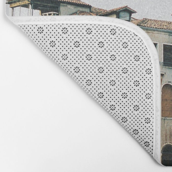 Travel photography | Architecture of Venice | Pastel colored buildings and the canals | Italy Bath Mat Gallery Image 2