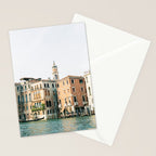 Travel photography | Architecture of Venice | Pastel colored buildings and the canals | Italy Stationery Card Gallery Image 2