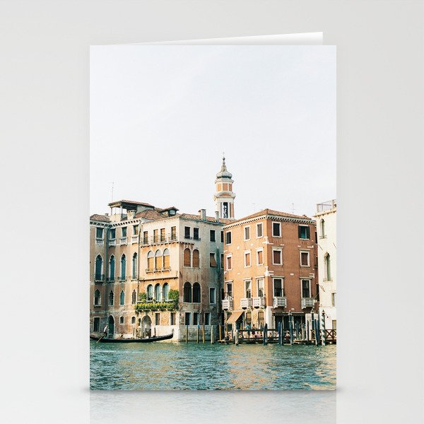 Travel photography | Architecture of Venice | Pastel colored buildings and the canals | Italy Stationery Card Gallery Image 2