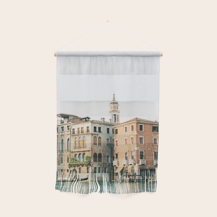 Travel photography | Architecture of Venice | Pastel colored buildings and the canals | Italy Wall Hanging Gallery Image 1
