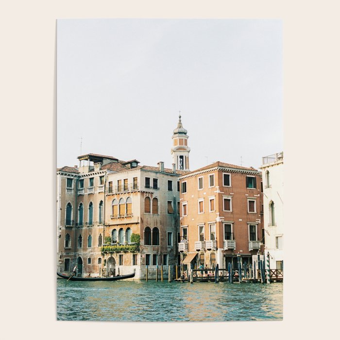 Travel photography | Architecture of Venice | Pastel colored buildings and the canals | Italy Poster Gallery Image 4