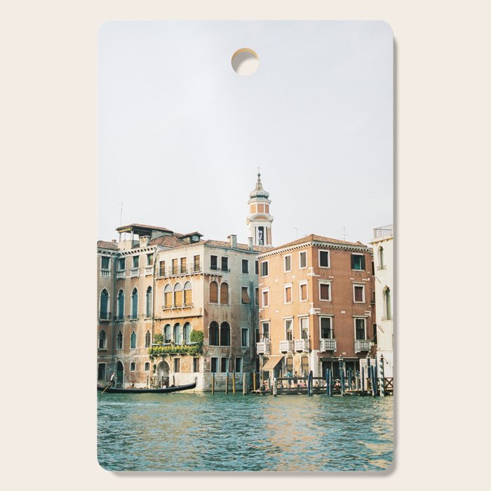 Travel photography | Architecture of Venice | Pastel colored buildings and the canals | Italy Cutting Board Gallery Image 1