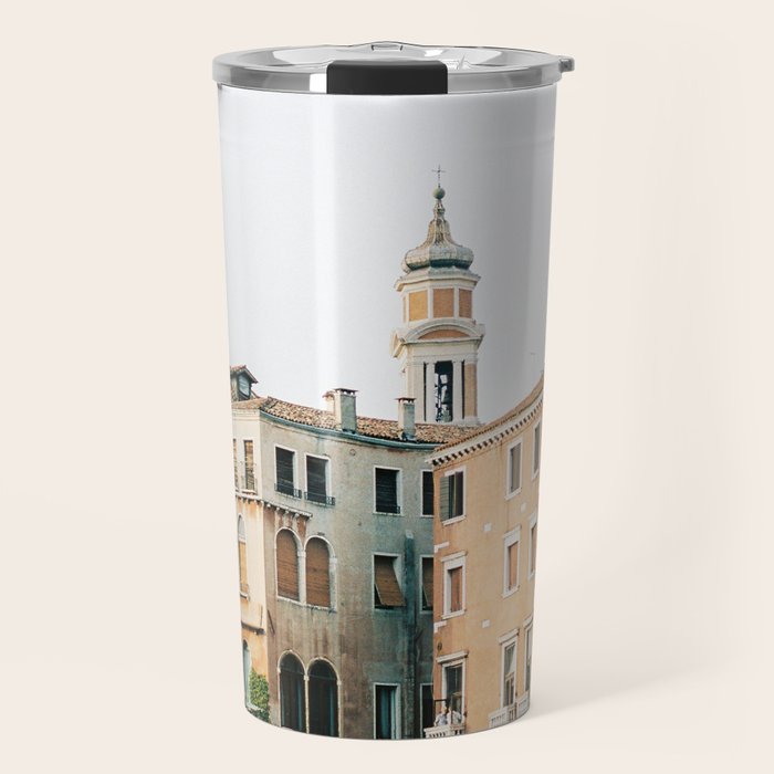 Travel photography | Architecture of Venice | Pastel colored buildings and the canals | Italy Travel Mug Gallery Image 1