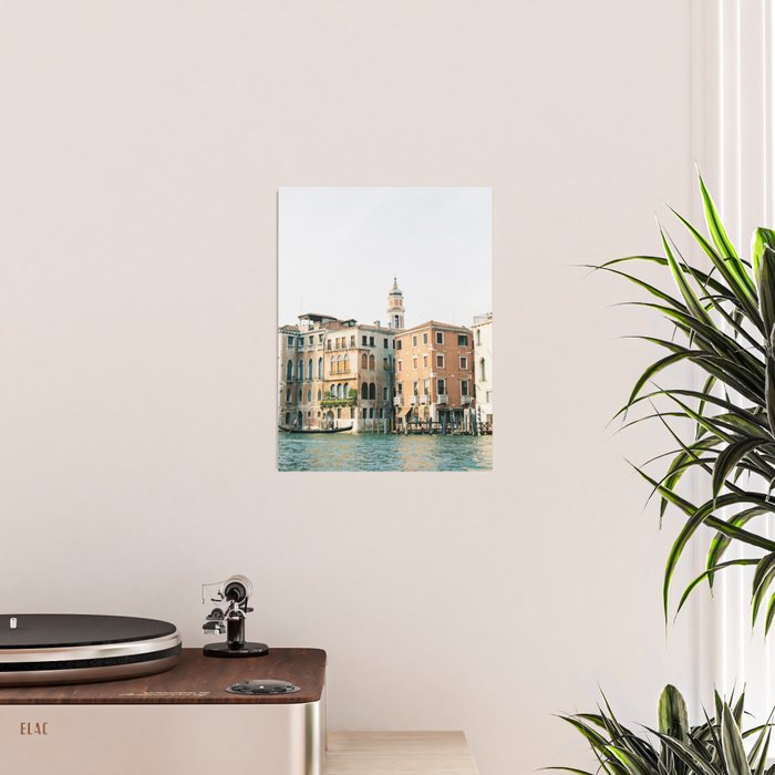 Travel photography | Architecture of Venice | Pastel colored buildings and the canals | Italy Poster Gallery Image 2