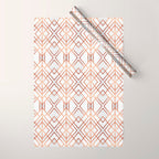Copper Geo Wrapping Paper Gallery Image 1