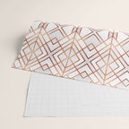 Copper Geo Wrapping Paper Gallery Image 2