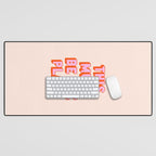 This Must Be The Place: The Peach Edition Desk Mat Gallery Image 1