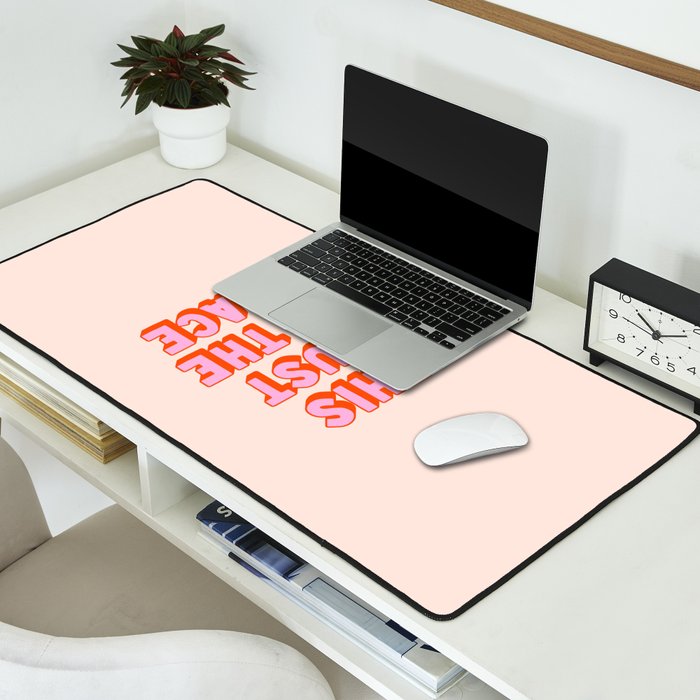 This Must Be The Place: The Peach Edition Desk Mat Gallery Image 2
