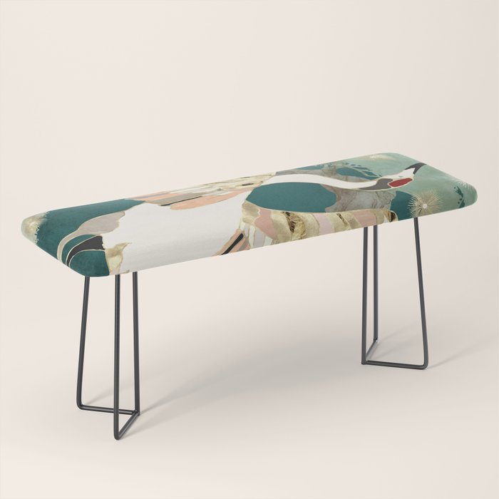 Golden Crane Bench Gallery Image 1