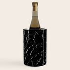 Exotic Black Crocodile Patent Leather Wine Chiller Gallery Image 2